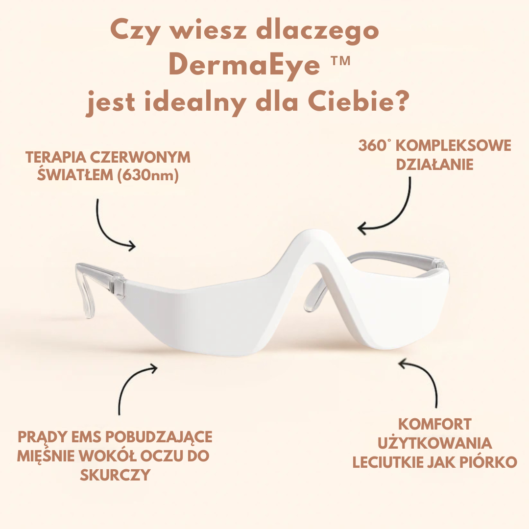 DermaEye™ - innowacyjne okulary masujące ze światłem led