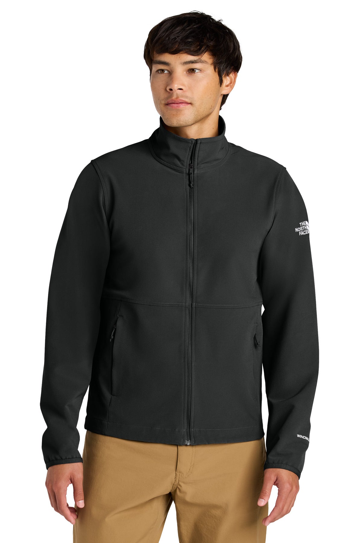 TNF Edge Stretch Soft Shell Jacket with Custom Logo. NF0A8ENN