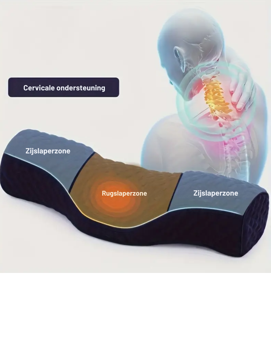 Orthopedisch Traagschuimkussen OrthoRest™
