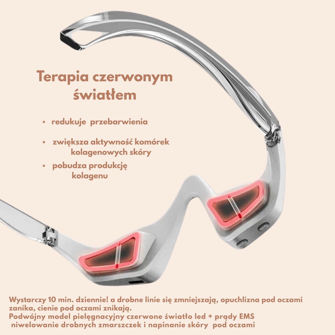 DermaEye™ - innowacyjne okulary masujące ze światłem led