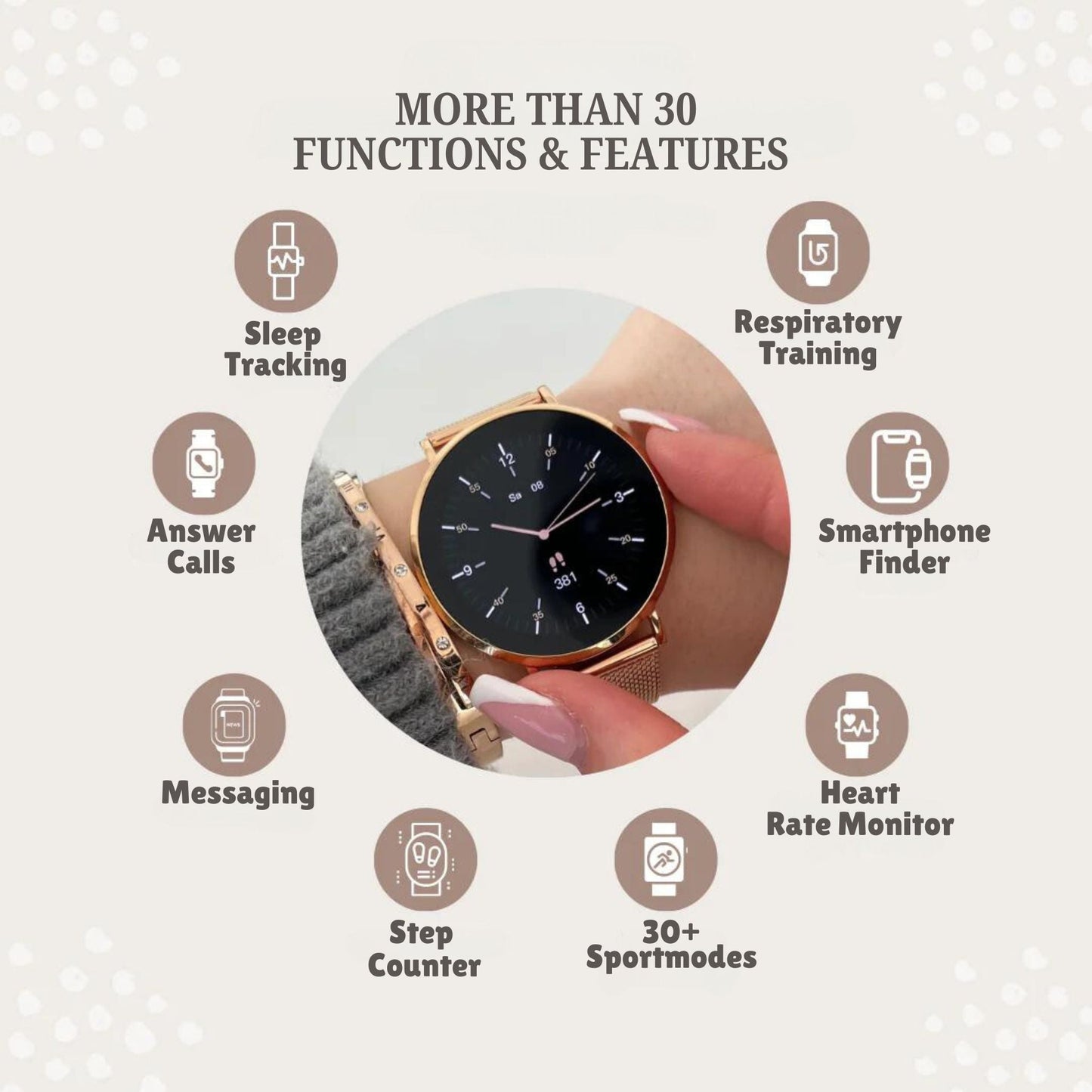 SLEEPSMART™ - Elegant and Luxurious Smartwatch