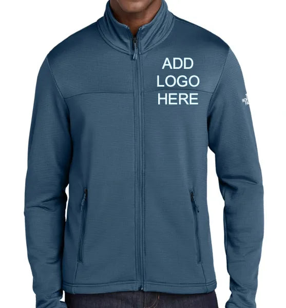 TNF Aim Full-Zip Fleece Jacket with Custom Logos. NF0A8ENK