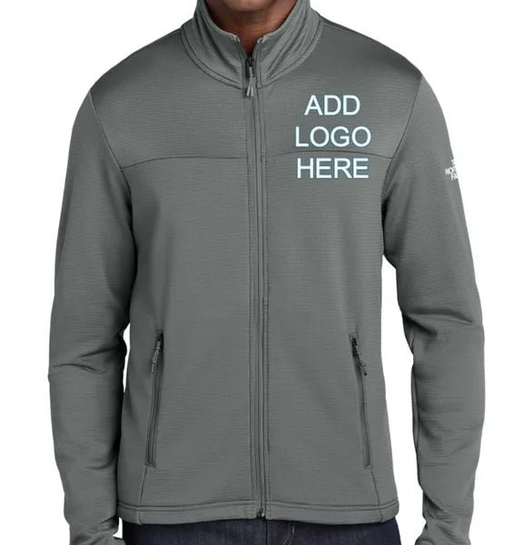 TNF Aim Full-Zip Fleece Jacket with Custom Logos. NF0A8ENK
