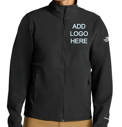 TNF  Edge Stretch Soft Shell Jacket with Custom Logo.  NF0A8ENN