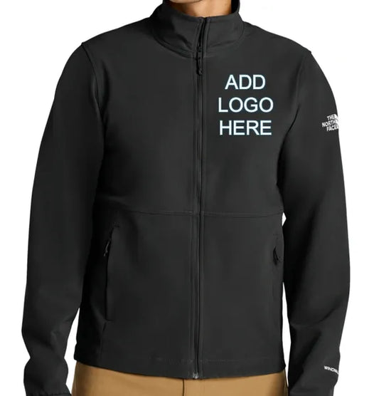 TNF  Edge Stretch Soft Shell Jacket with Custom Logo.  NF0A8ENN