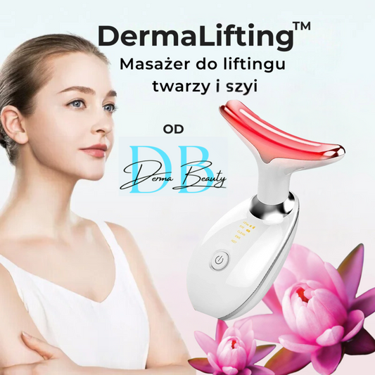 DermaLifting - masażer ze światłem led do liftingu twarzy i szyi
