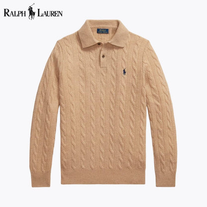 RL Wool–Cashmere Cable-Knit Jumper