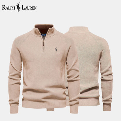 RL Classic Knit Quarter-Zip Sweater